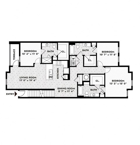 a floor plan of a house